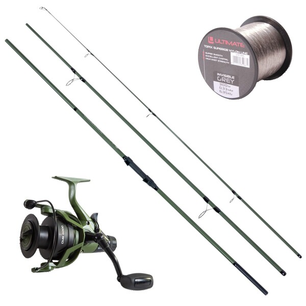Ultimate Adventure Carp II Green CMR Combo 12ft Rod Set