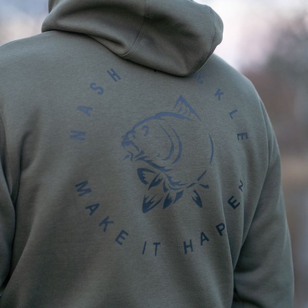 Nash Make It Happen Carp Logo Hoody Green