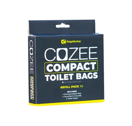 RidgeMonkey CoZee Compact Toilet Bag Refills Refill Pack (5pcs)