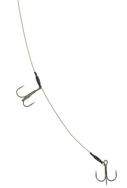 Rozemeijer Deadbait Leaders 2x Treble 50cm 30lb (2 Stuks)