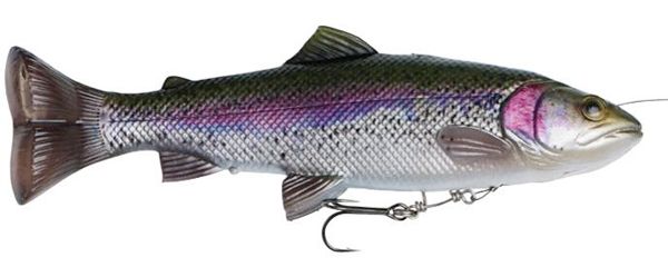 Savage Gear 4D Line Thru Pulsetail Trout 20cm 102g SS - Rainbow Trout