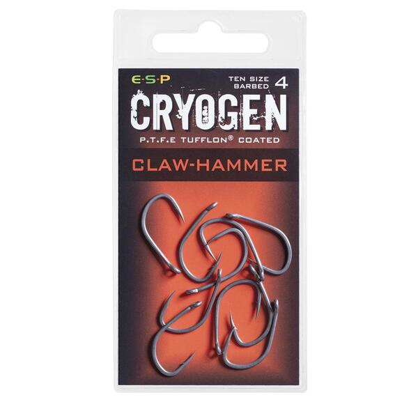 ESP Cryogen Claw Hammer Carp Hook (10 Pieces)