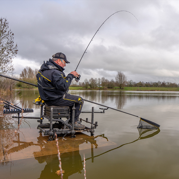 Nufish Affinium Handle Landing Net Handle 4m (3-Piece)