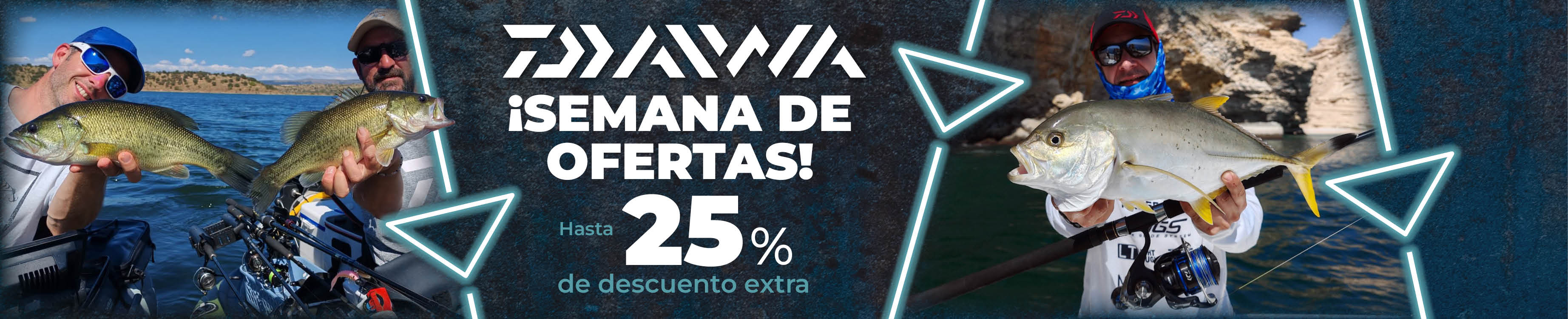 Weekactie: Topbanner: Tot 25% Daiwa