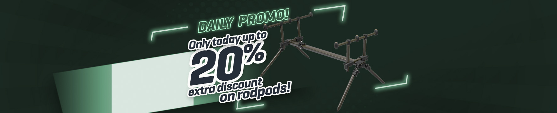 Topbanner: Tot 20% Rodpods