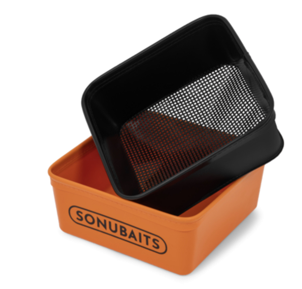 Set di Vaschetta per Esche con Setaccio Sonubaits EVA  - Large