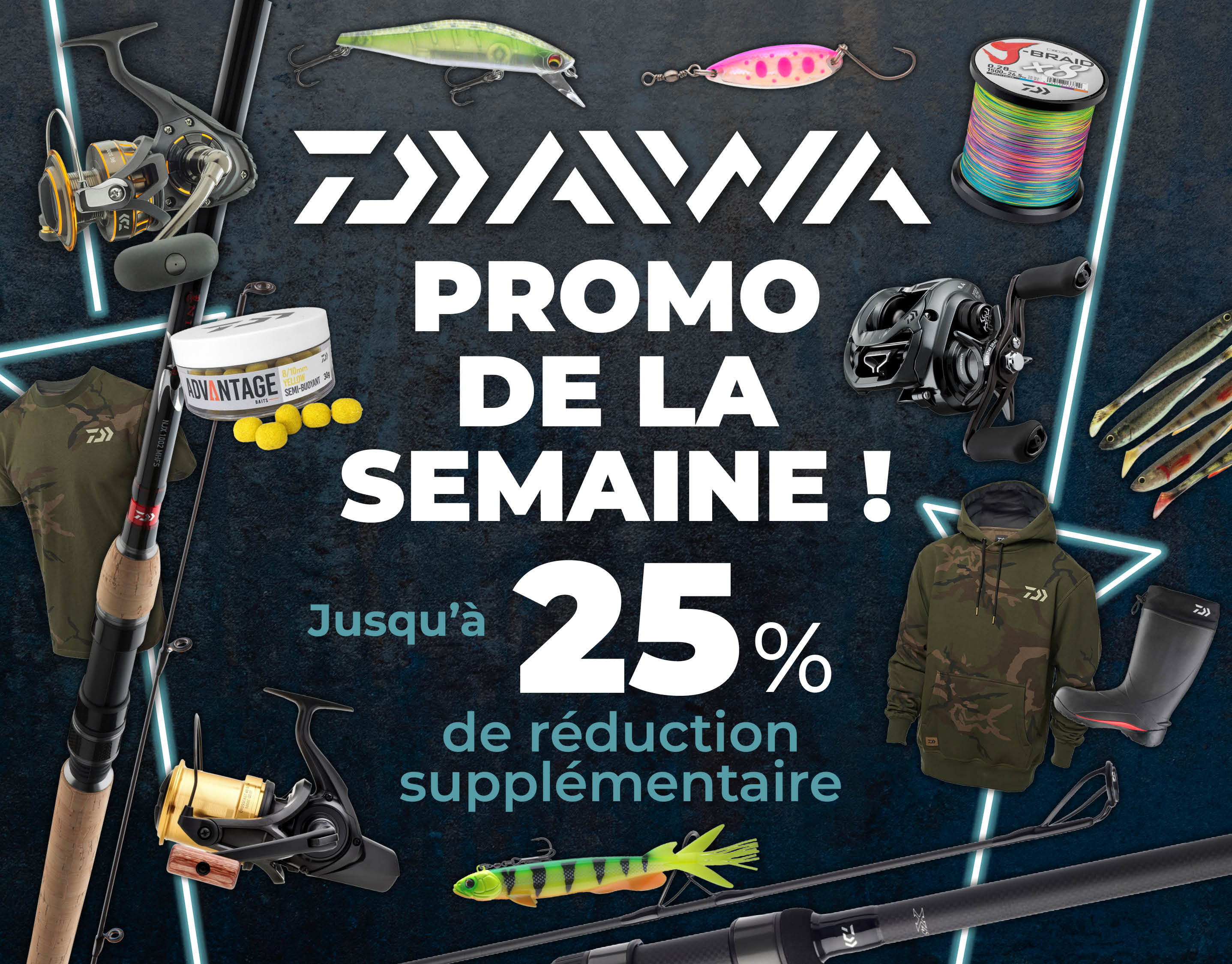 Weekactie: Subbanner: Tot 25% Daiwa