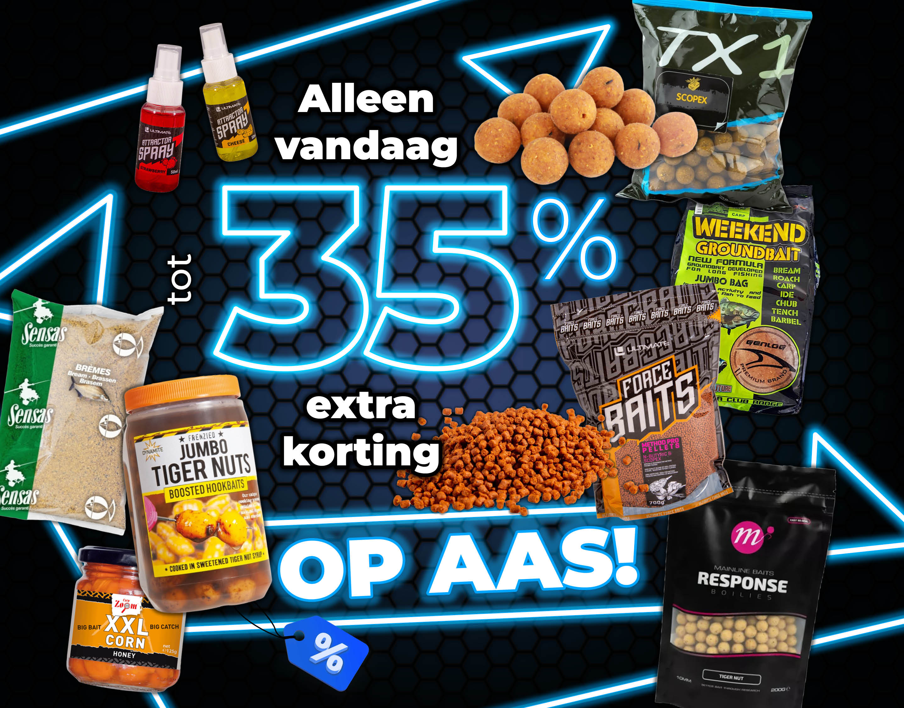 Subbanner: Tot 35% Aas (Blauw)