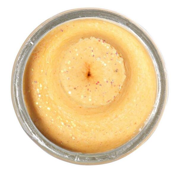 Berkley PowerBait® Natural Glitter Trout Dough 50g - Salmon Egg Peach Glitter