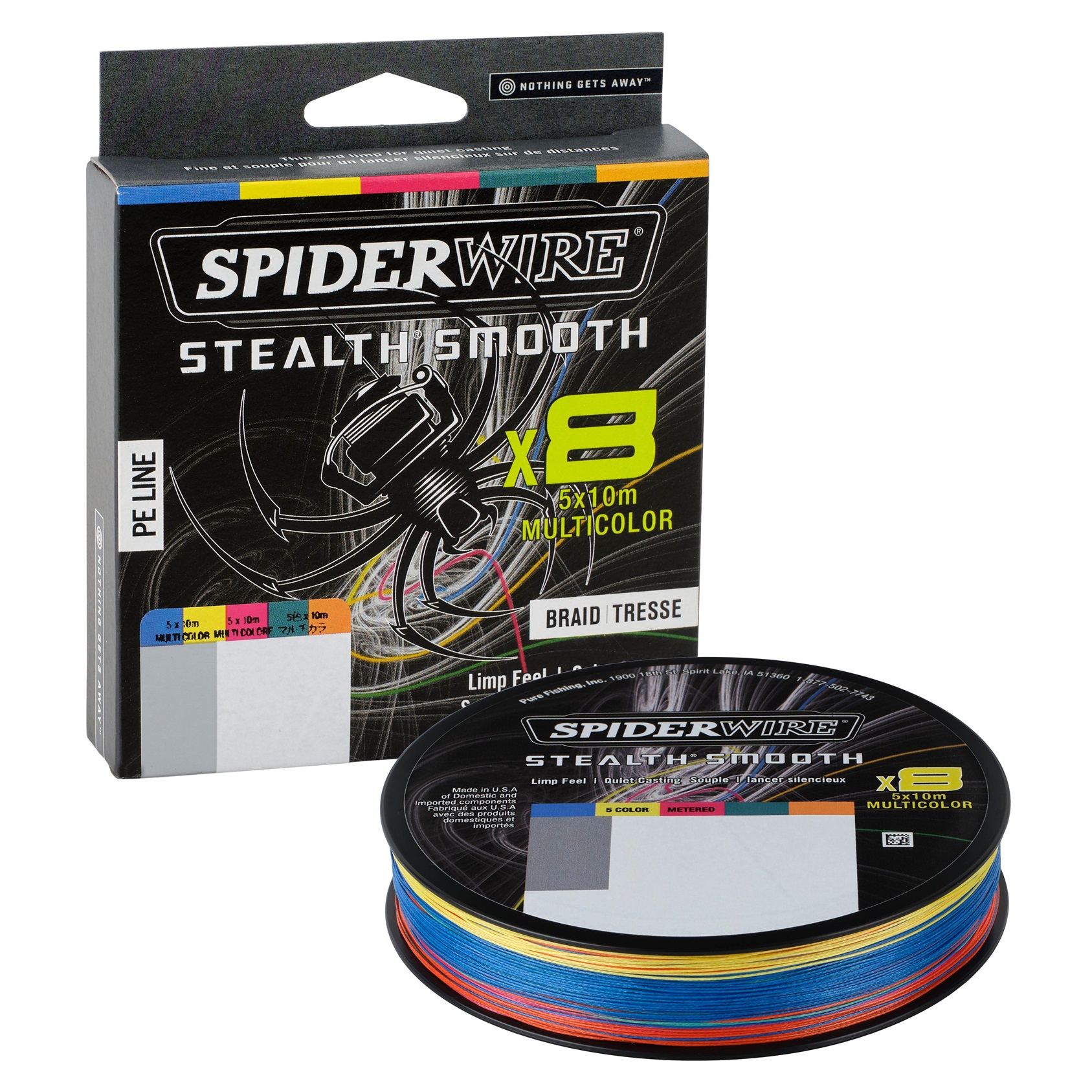 すもも Plecionka Spiderwire Stealth Smooth 8 Braid Multicolor (300m)