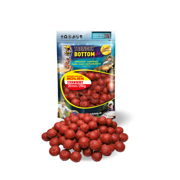 Behr Trendex Mono-Color Boilies Strawberry (250g) - 20mm