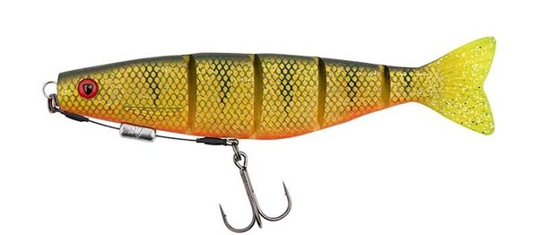 Fox Rage Pro Shad Jointed Loaded - 14cm UV Natural Perch