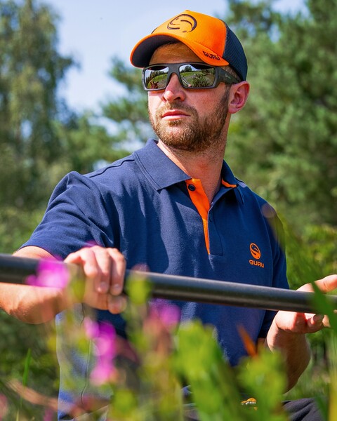 Guru Polo Navy/Orange Shirt