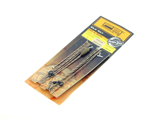 PB Products Ready2Go Silk Ray Hit & Run Chod Leader 90cm (2 stuks)