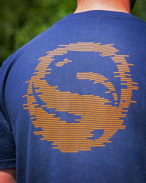 Guru Glitch Navy Tee T-Shirt