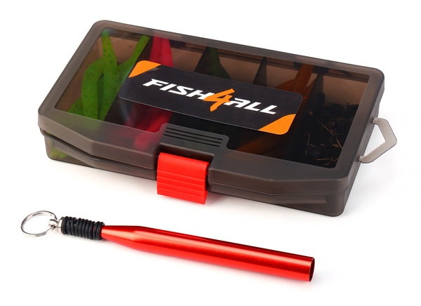 Fish4All Caja de Señuelos Whacky Worm (91 pzas.)