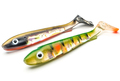 Svartzonker McRubber Junior Shad 17cm (2 piezas) - Flash Shiner & Perch