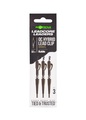 Korda Kable Leadcore Leader Hybrid Lead Clip QC Swivel (50cm) (3 Stuks)
