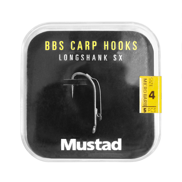 Mustad Long Shank 40 Karpfenhaken-Set  (6 Packungen + Multi Box)