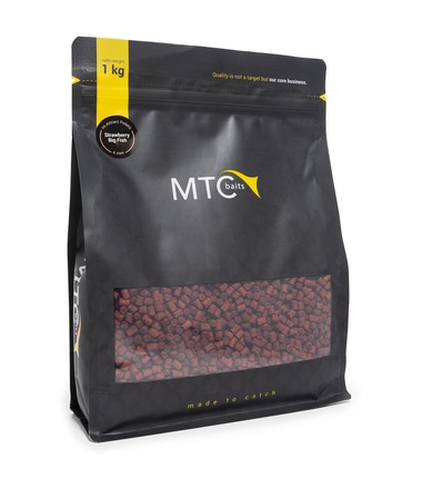 MTC Baits Pellet Hi-Attract Strawberry Big Fish 1kg 4mm