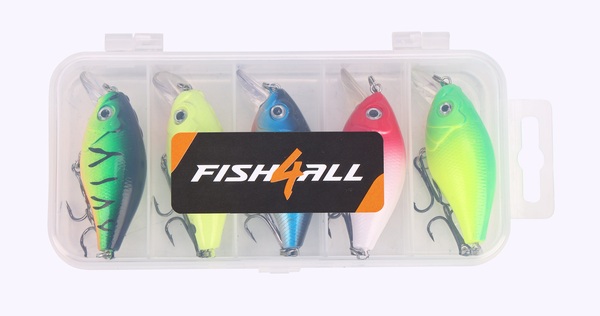 Fish4All Crankbait Kit 1 Floating 5.5cm 7g (5 St)