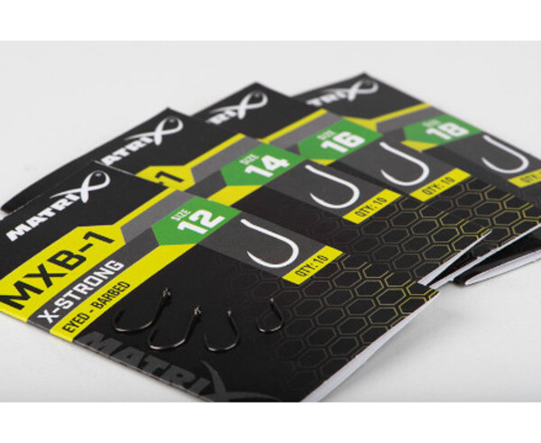 Matrix MXB-1 Barbed  Eyed Black Nickel (10pc)