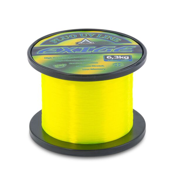 Anaconda Exige Fluo UV Monofilament Línea para Carpa 1200 m
