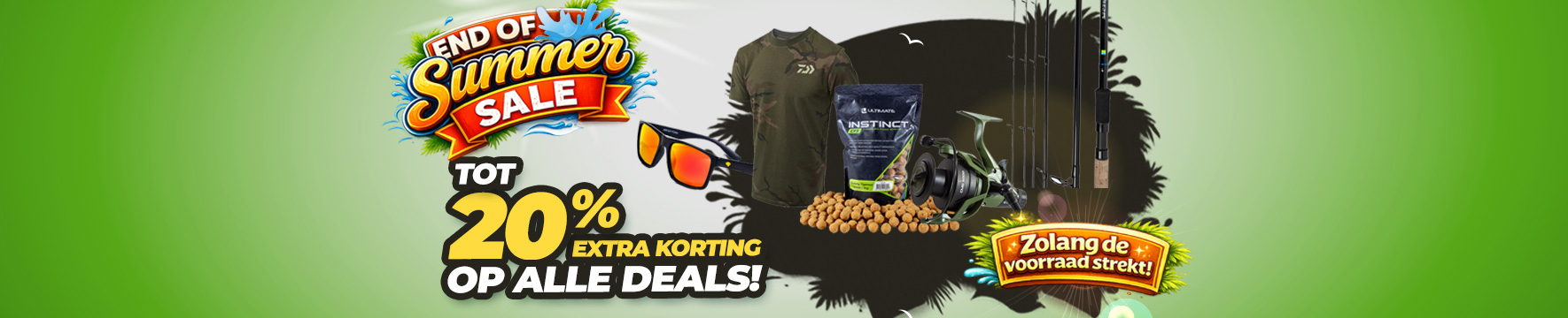 Topbanner: Tot 20% Alle Deals (End of Summer)