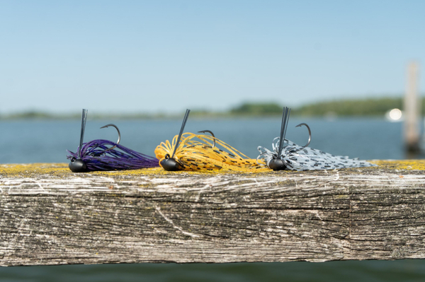 Ultimate Skirted Tungsten Football Jig - Dark