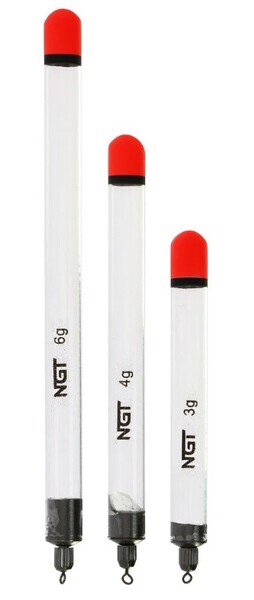 NGT 3 Pack Carp Waggler Floats Mixed Pack (9cm 3g, 11cm 4g, 13cm 6g)
