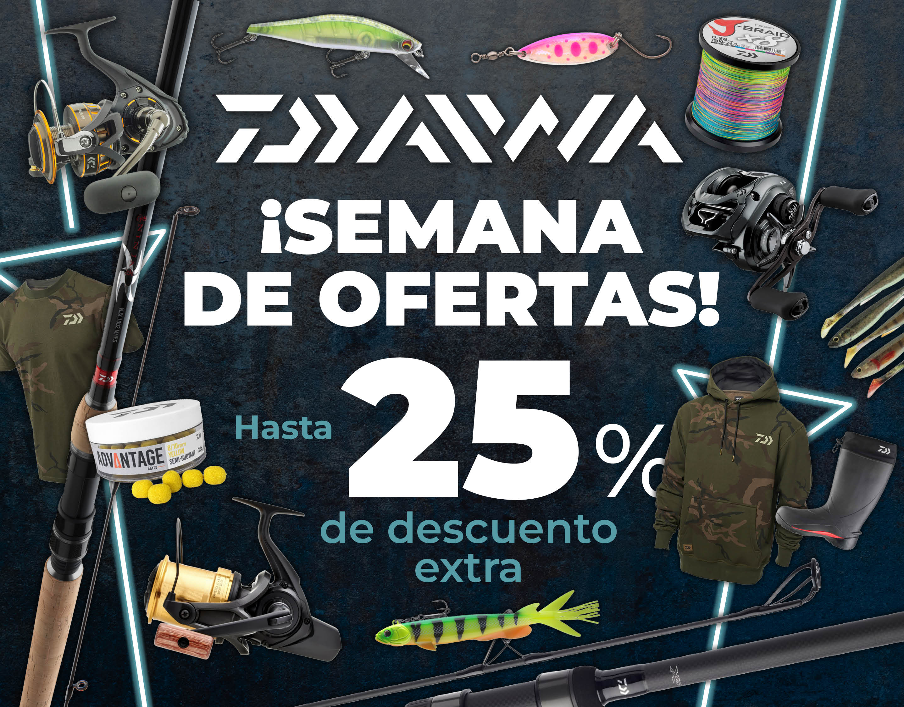 Weekactie: Subbanner: Tot 25% Daiwa