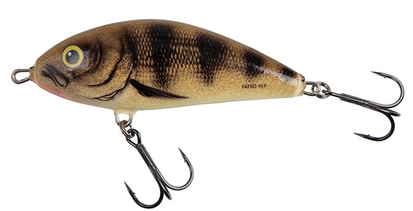 Salmo Fatso Floating Jerkbait 8cm (21g) - Emerald Perch