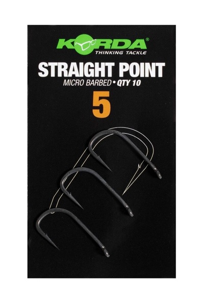 Haczyki Karpiowe Korda Straight Point Barbed (10 Sztuk)