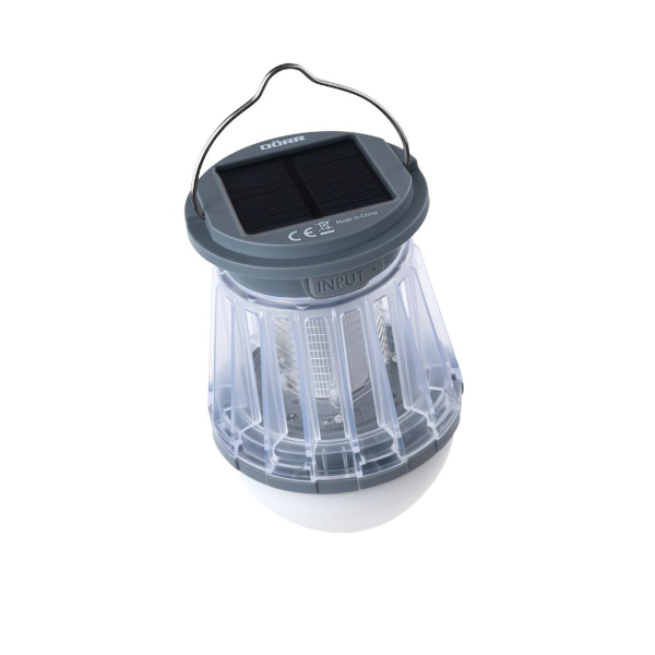 DÖRR LED Solar Camping Light Anti-Moskito - Dörr LED Solar Camping Light Anti-Moskito gris