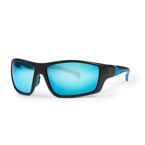 Salmo Wrap Black Grey/Ice Blue Lens Sunglasses
