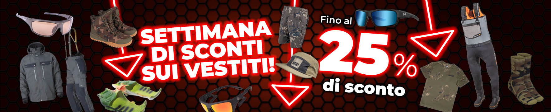 Topbanner: Tot 25% Kleding (Weekactie)