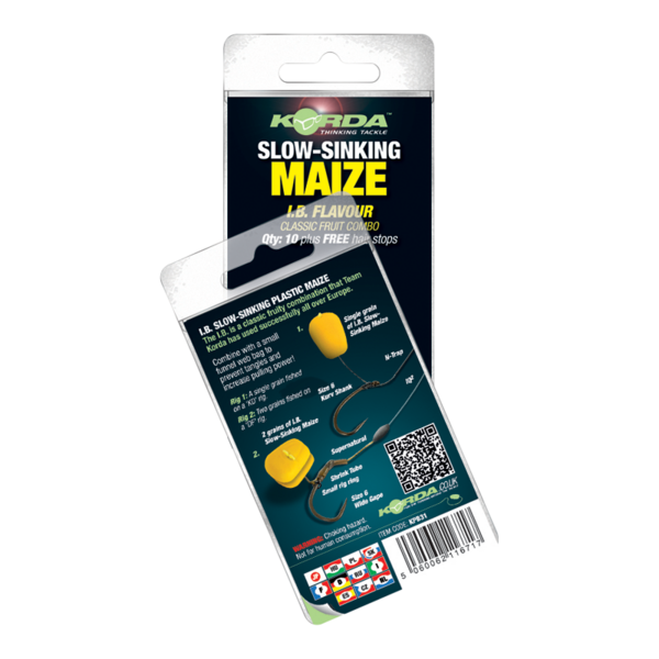 Korda Slow Sinking Maize (10Stk.) - IB Yellow