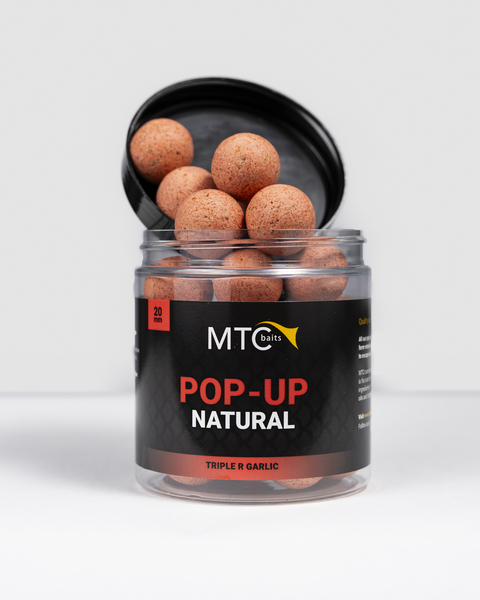 MTC Baits Pop-Up Hi-Natural Triple R Garlic (16mm and 20mm)