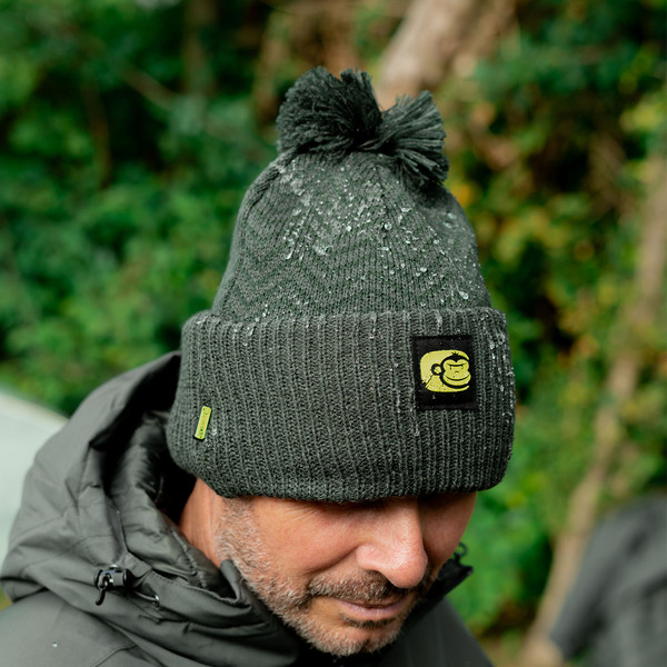 Ridgemonkey APEarel ThermaPro Waterproof Bobble Hat Green