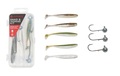 Ultimate EZ-Shad & Jighead Kit Loodvrij 7.5cm (5g) (8pcs) - Natural