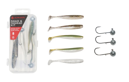 Ultimate EZ-Shad & Jighead Kit Loodvrij Natural 7.5cm (5g) (8pcs)
