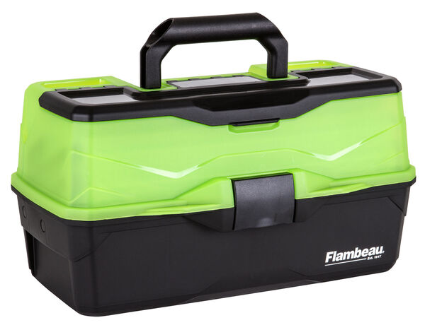 Flambeau Classic Fishing Tray - Classic 3-Tray Frost Series Green