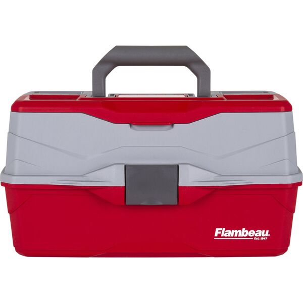 Flambeau Classic Fishing Tray - Classic 3-Tray Red