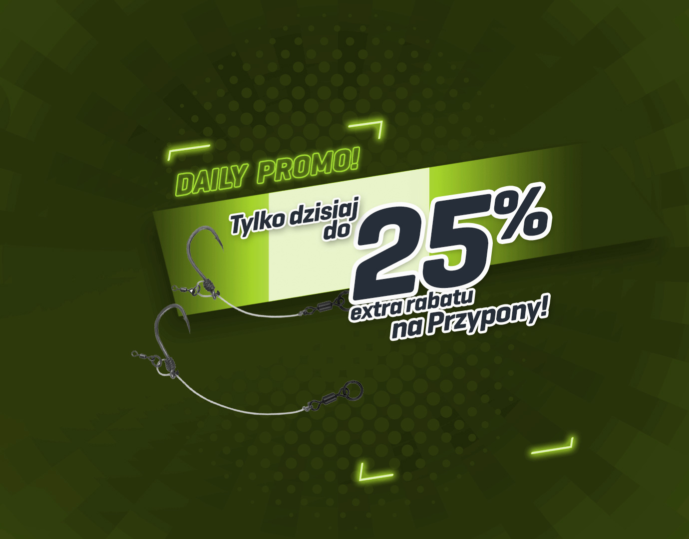 Subbanner: Tot 25% Onderlijnen (Groen)