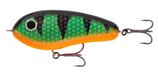 Ultimate Rascal Jerk 11.5cm (60g) Jerkbait Hundimiento Lento - Green Perch