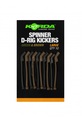 Korda Spinner D Rig Kickers Green/Brown (10 Pieces)