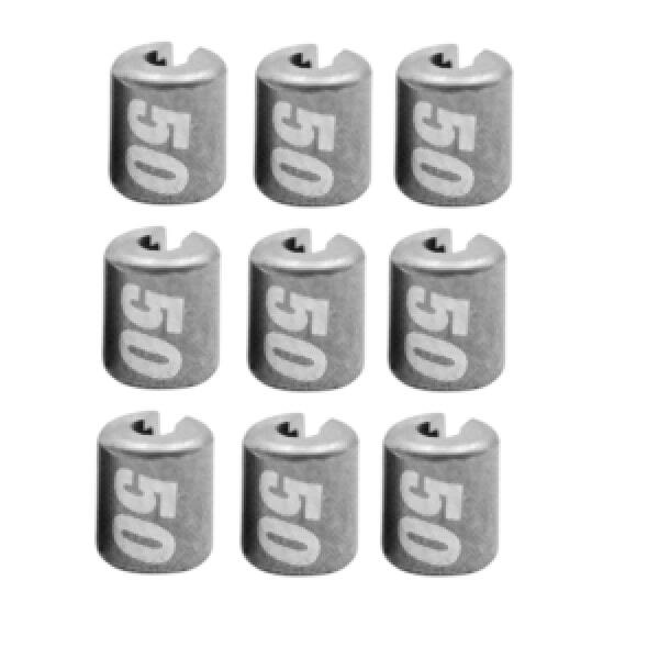 Korda Dark Matter Balancing Weights Mixed Loodvrij (15 stuks) - 0,50g (9 stuks)