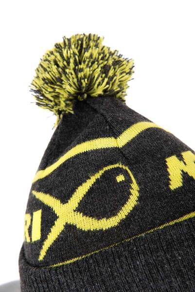 Matrix Lime & Grey Bobble Hat