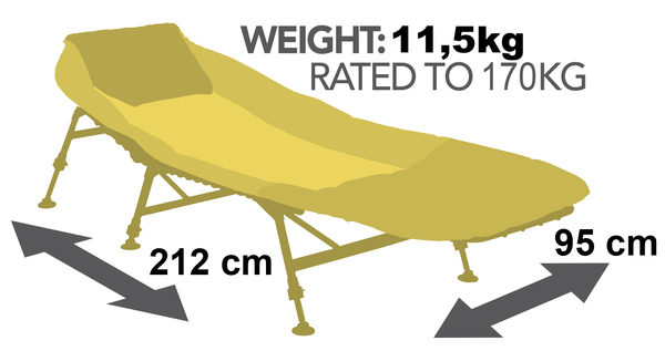 JRC Extreme Bedchair 3 Leg