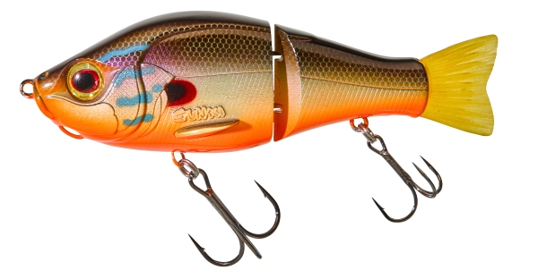 GUNKI Swimbait Scunner 135 S – Leurre en 2 parties pour brochet 53 g 0,1-0,5 m (Mat Fire Tiger GUNKI Swimbait Scunner 135 S – Leurre en 2 parties pour brochet 53 g 0,1-0,5 m (Mat Fire Tiger